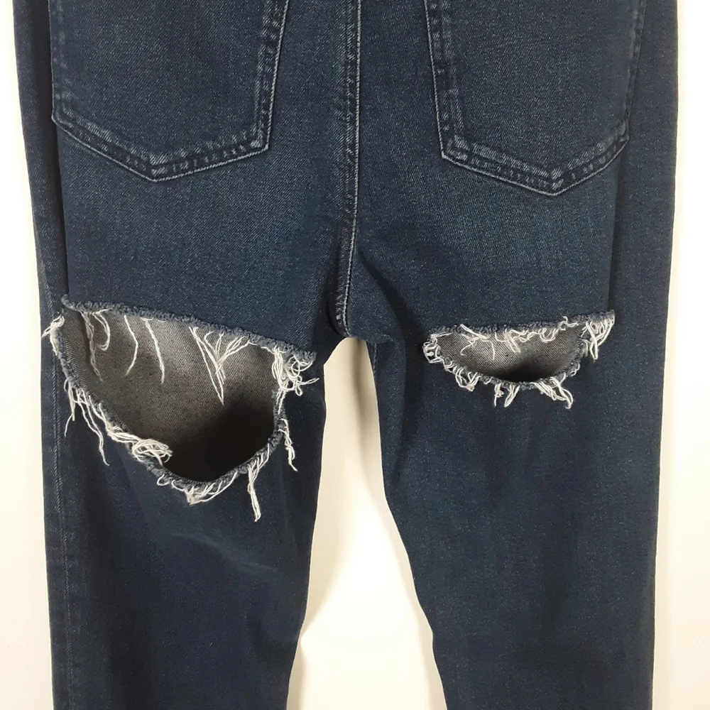 ASOS Ripped High Rise Jeans - Picture 6 of 8